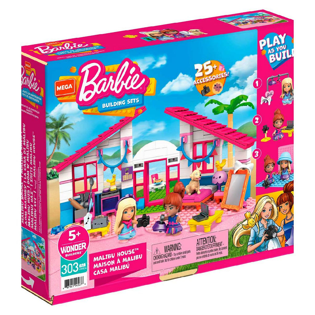 Mega Bloks Construx Barbie Malibu House