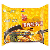 Unif 100 instant noodles artificial stewed pork chop flavour - British product