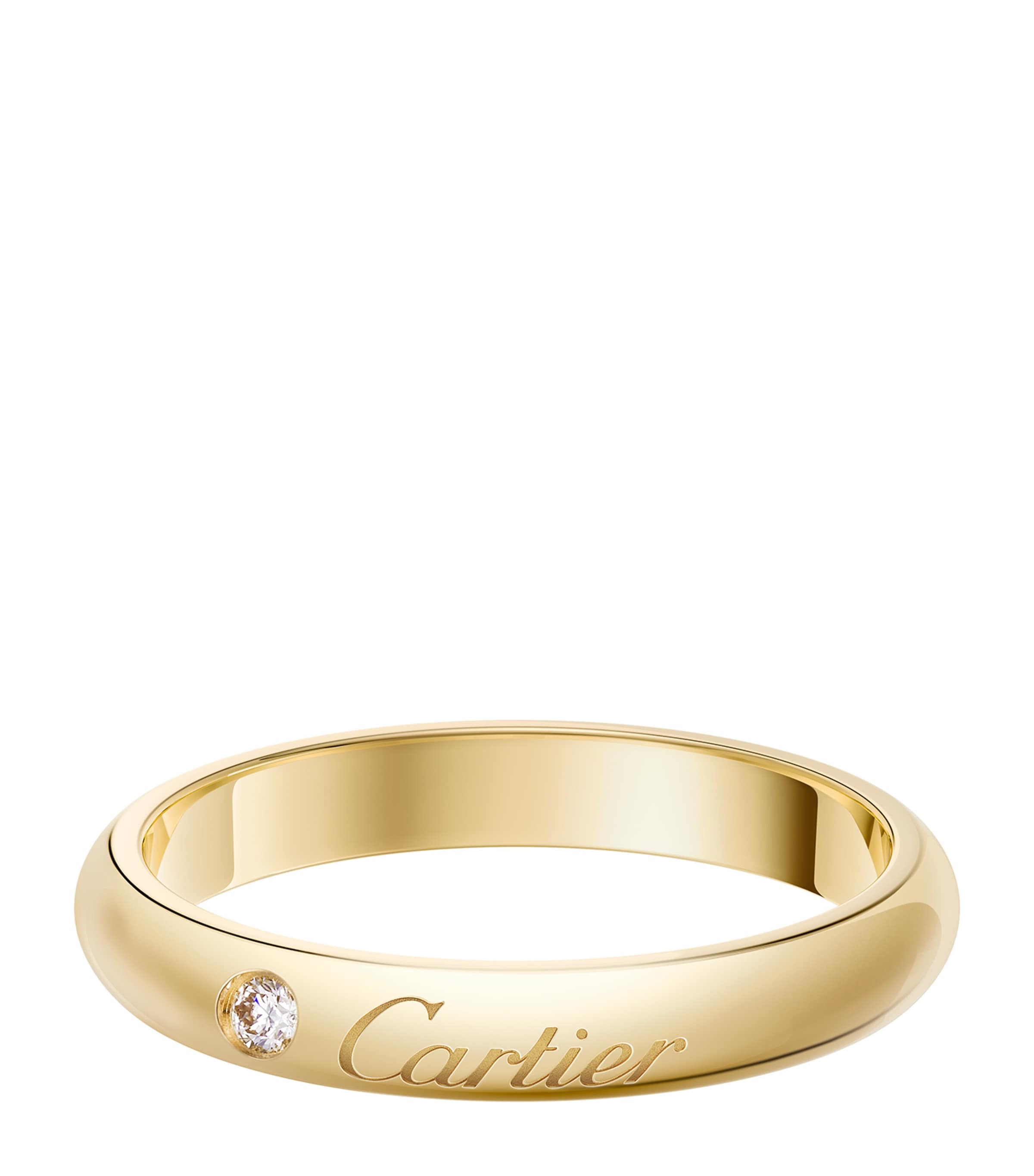 Cartier C de Cartier curved wedding ring 3mm width - British product