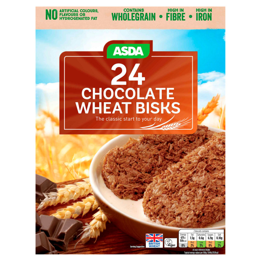 ASDA Chocolate Wheat Bisks