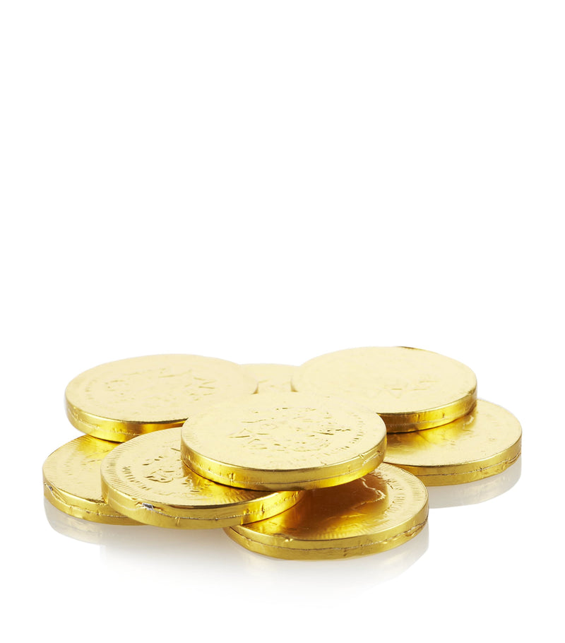 Harrods Belgian milk chocolate coins 120g, UK version