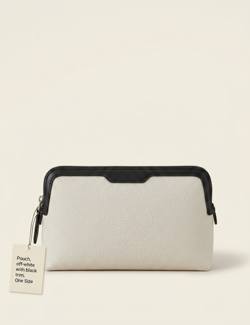 Mulberry small cosmetic leather pouch with zip top - British product