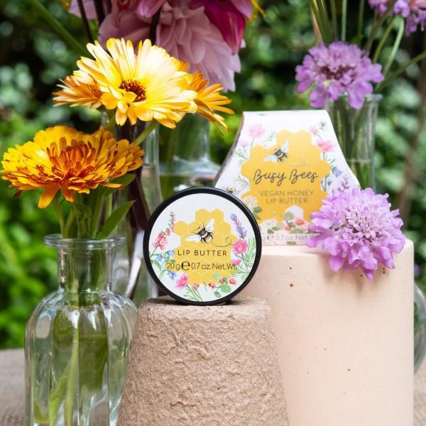 Heathcote &amp; Ivory Busy Bees Vegan Honey Lip Butter
