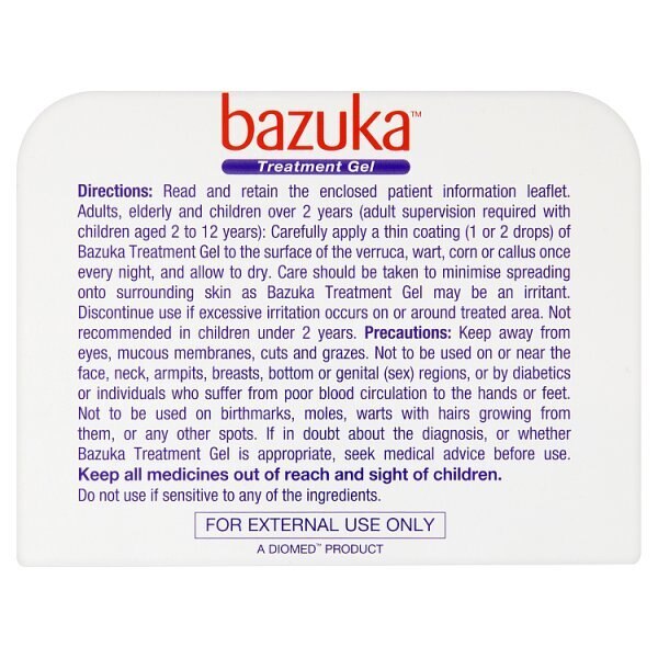 Bazuka Treatment Gel for Verruca & Wart 6g GOODS Superdrug   