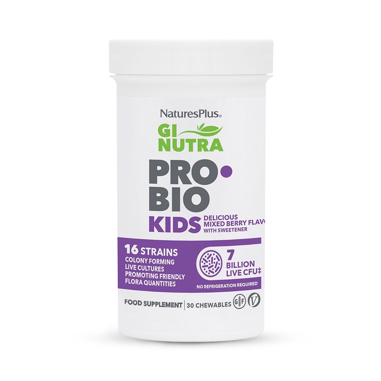 NaturesPlus Pro Bio Kids probiotic chewable 30 count (British brand)
