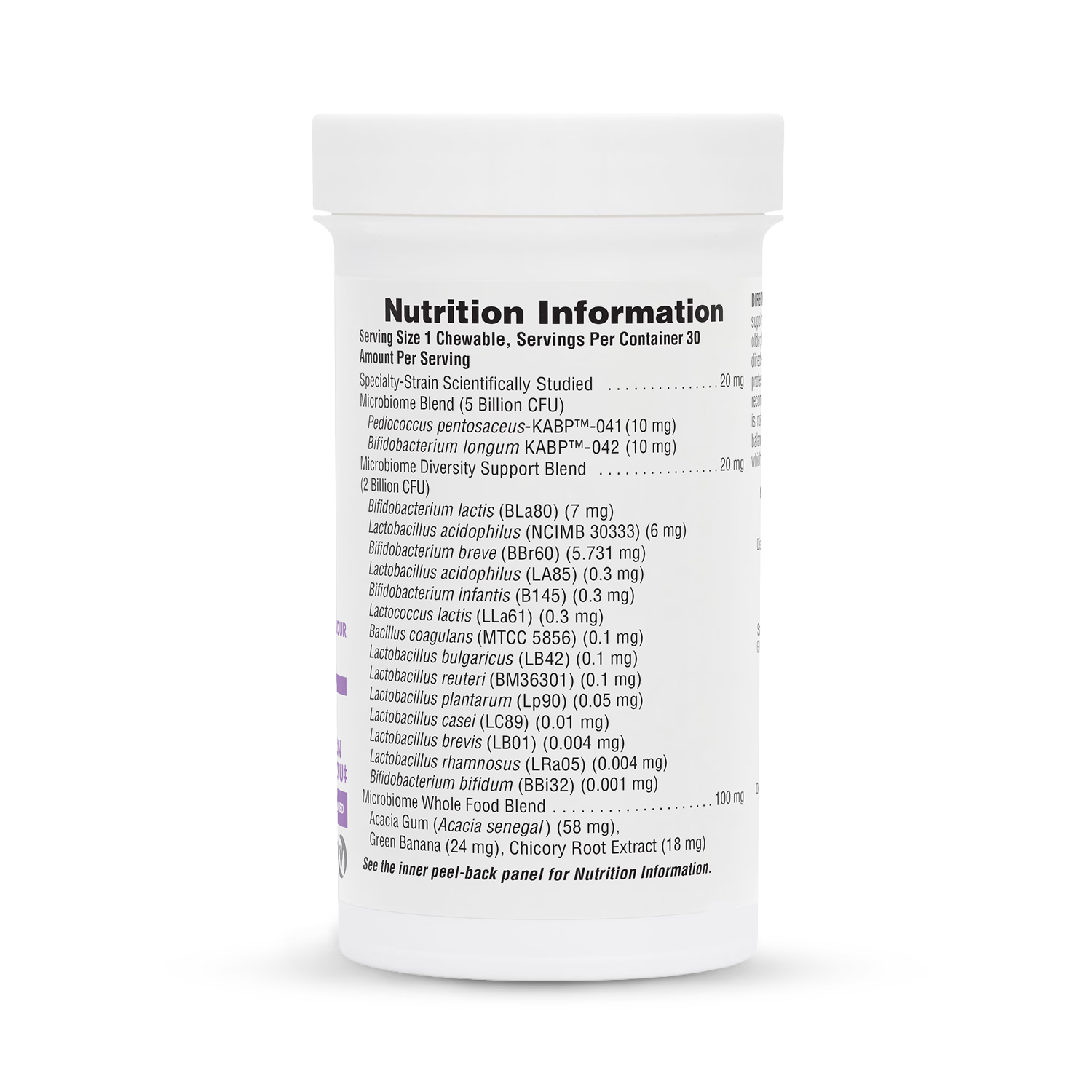 NaturesPlus Pro Bio Kids probiotic chewable 30 count (British brand)