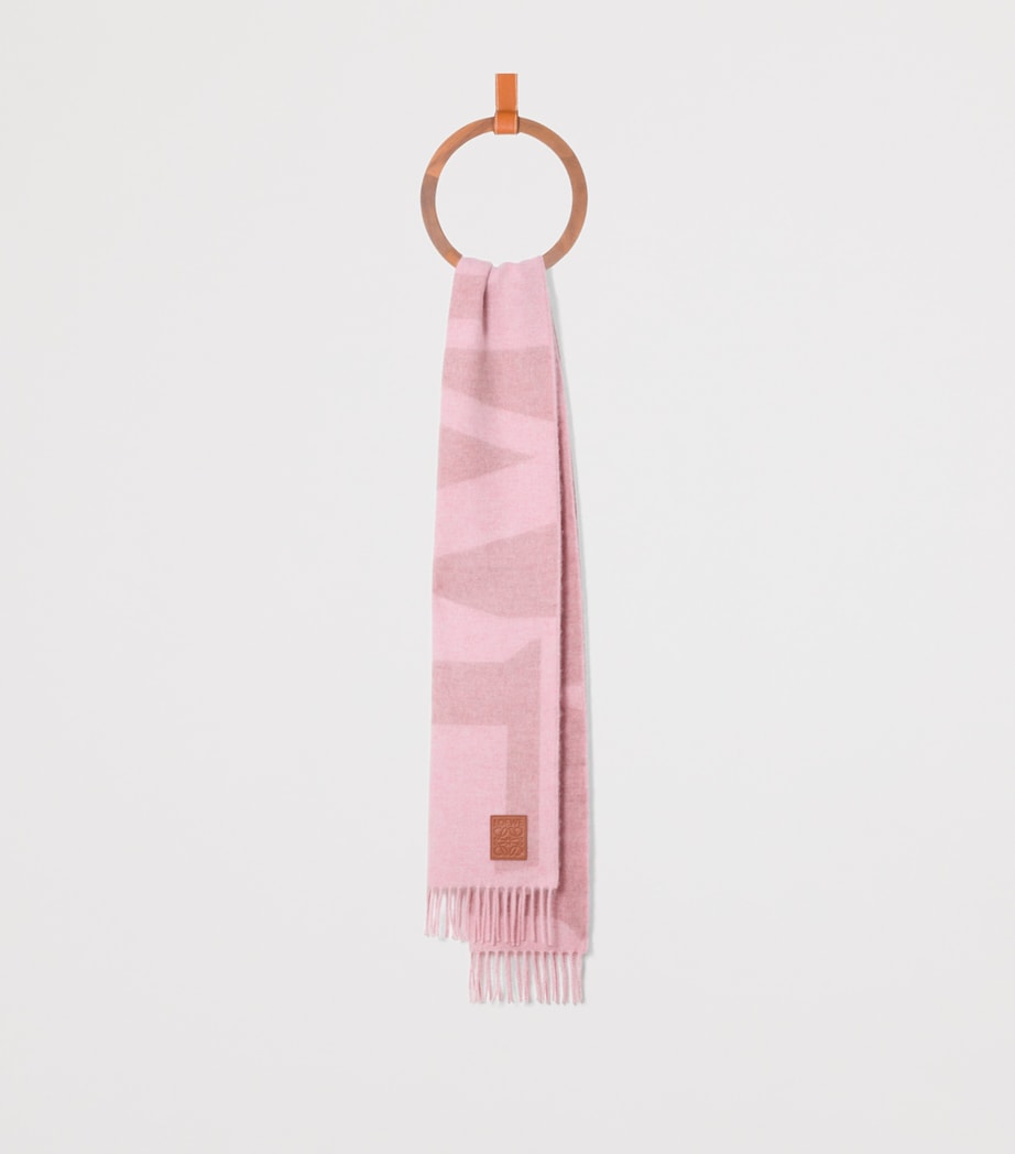 LOEWE Anagram cashmere scarf 30x160cm - British product