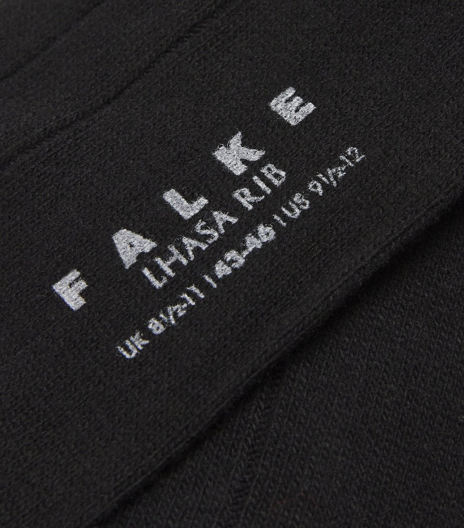 Falke Lhasa ribbed socks wool-cashmere blend, UK version