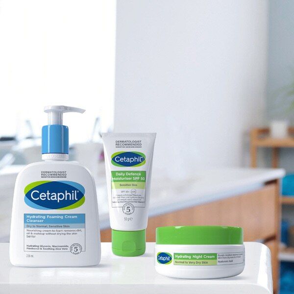 Cetaphil Hydrating Foaming Cream Cleanser 473ml