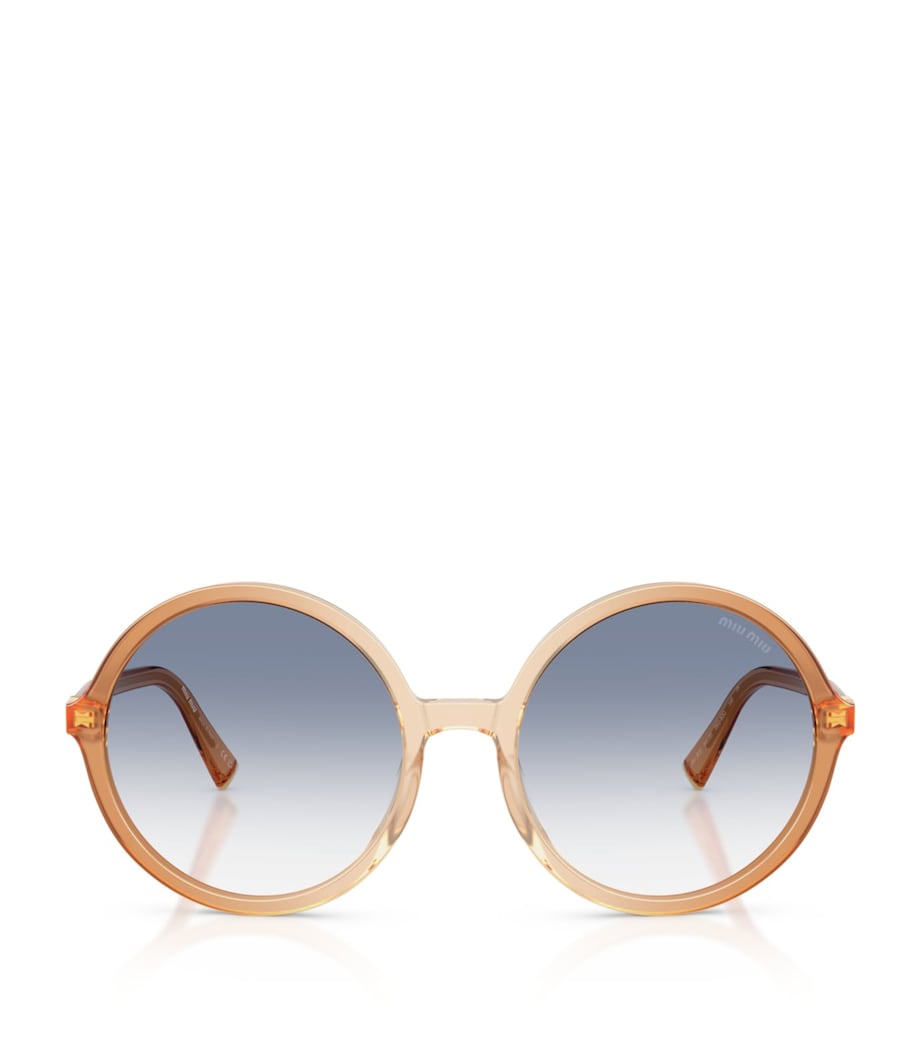 Miu Miu acetate oversized round sunglasses imported from the UK