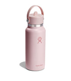 Hydro Flask wide mouth water bottle with flex straw cap 946ml, UK version