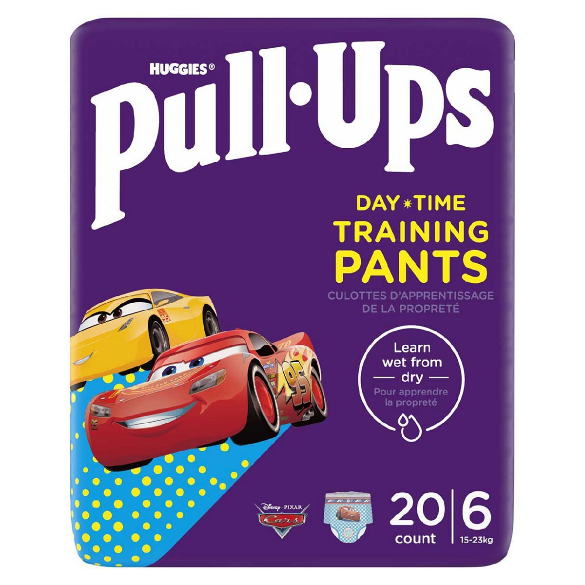 Huggies Pull-Ups Trainers Day, Boy, Size 2-4 Years, Nappy Size 5-6+, 20 BIG KID Training Pants GOODS Boots   