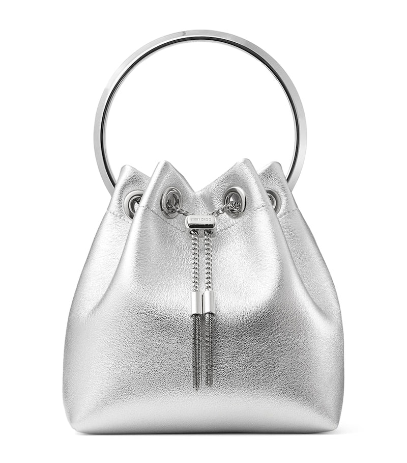 Jimmy Choo metallic Bon Bon top-handle bag (British brand)