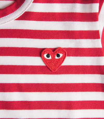 T-shirt enfant en coton à logo cœur rayé Comme Des Garçons Harrods (2-6 ans) - Acheter en ligne sur McGrocer