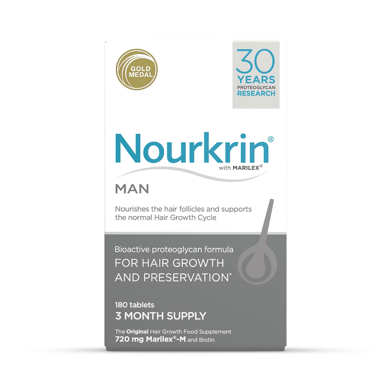 Nourkrin MAN hair supplement 180 tablets, UK version
