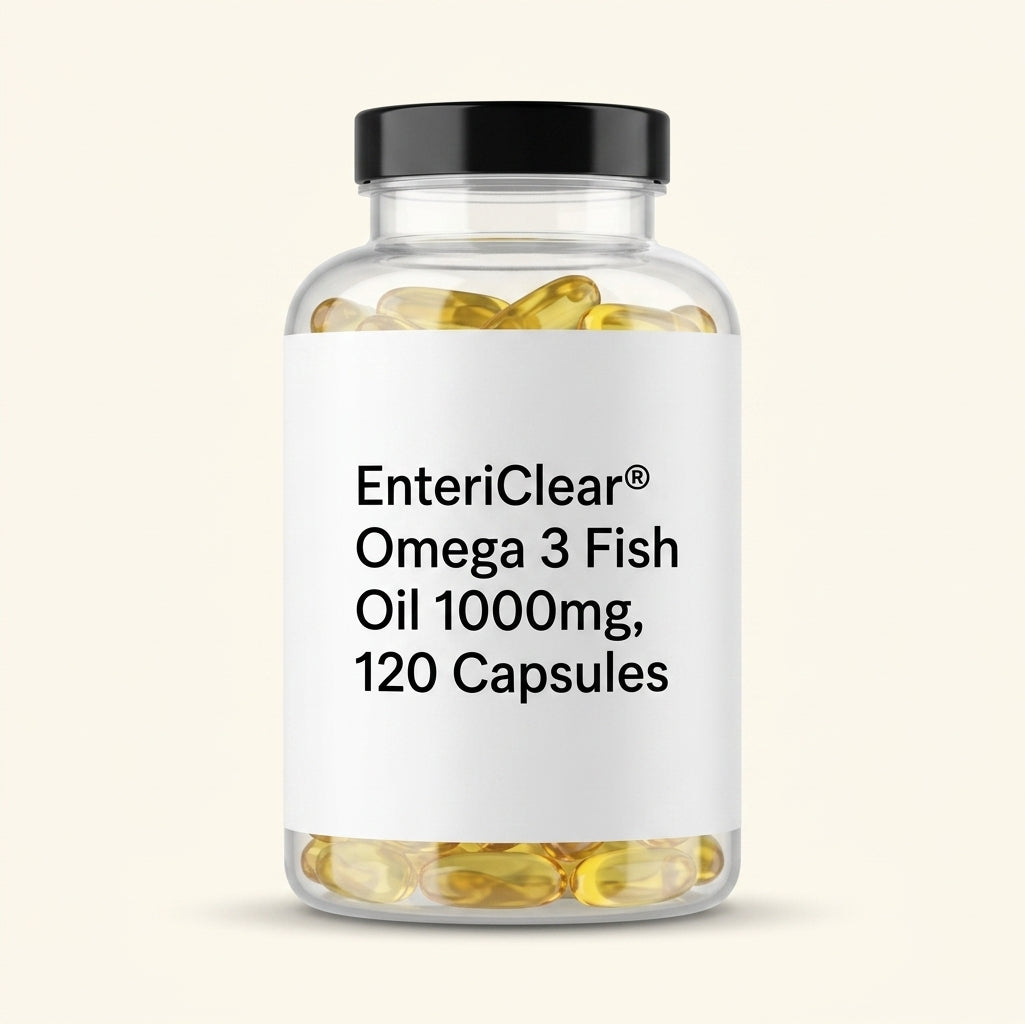 Holland & Barrett Enteric Coated Omega 3 Fish Oil 1000mg 120 capsules, imported from the UK