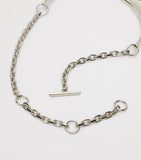 Max Mara crescent necklace metal pendant, imported from the UK