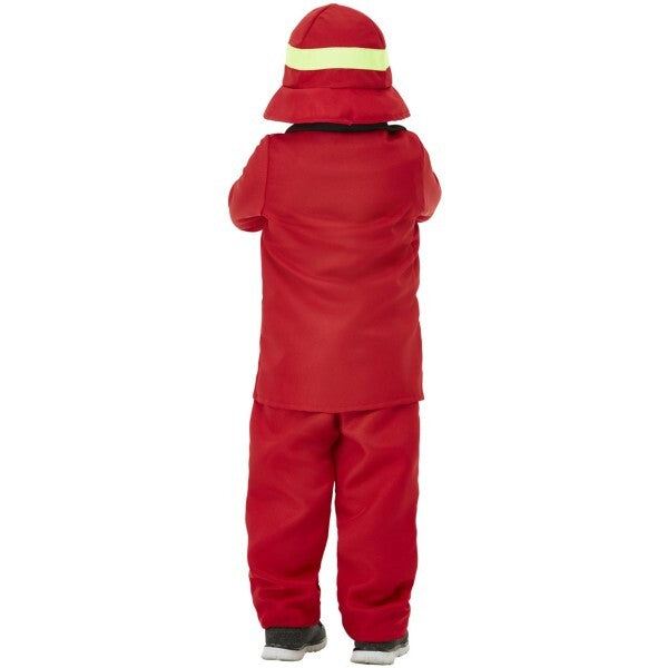 Smiffys Kleinkind Feuerwehrkostüm in Rot - Britisches Produkt