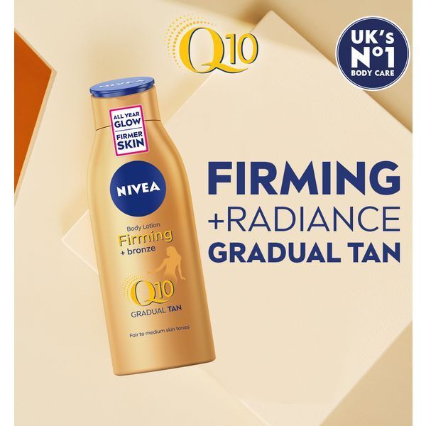 NIVEA Q10 Gradual Tan Body Lotion Fair to Medium Skin 200ml GOODS Superdrug   