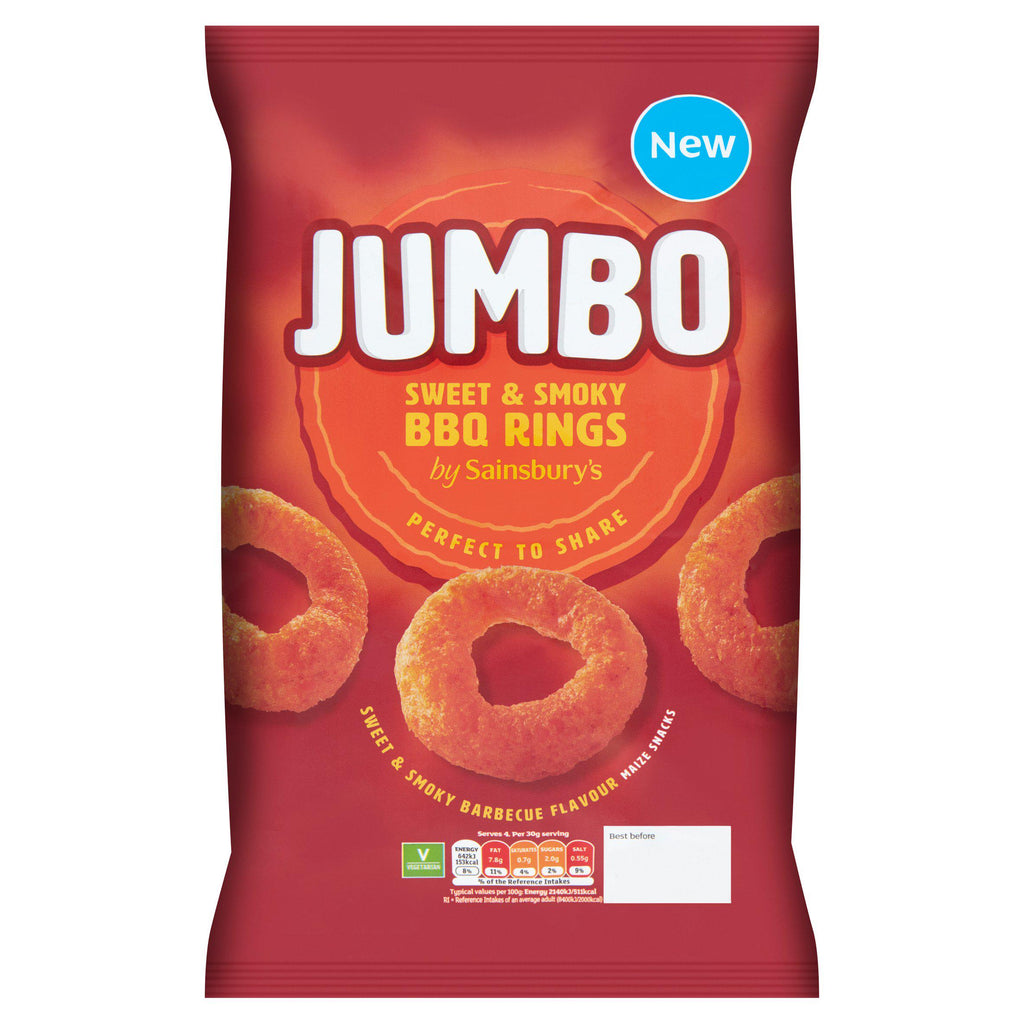 Sainsbury's Jumbo Sweet & Smoky BBQ Rings 120g