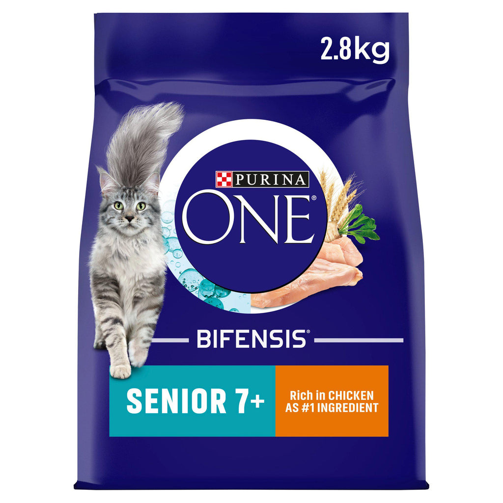 Purina One Senior 7+ Dry Cat Food Chicken 2.8kg