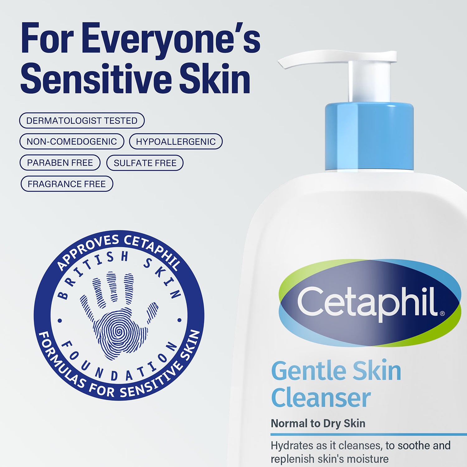 Cetaphil Gentle Skin Cleanser 236ml - British product