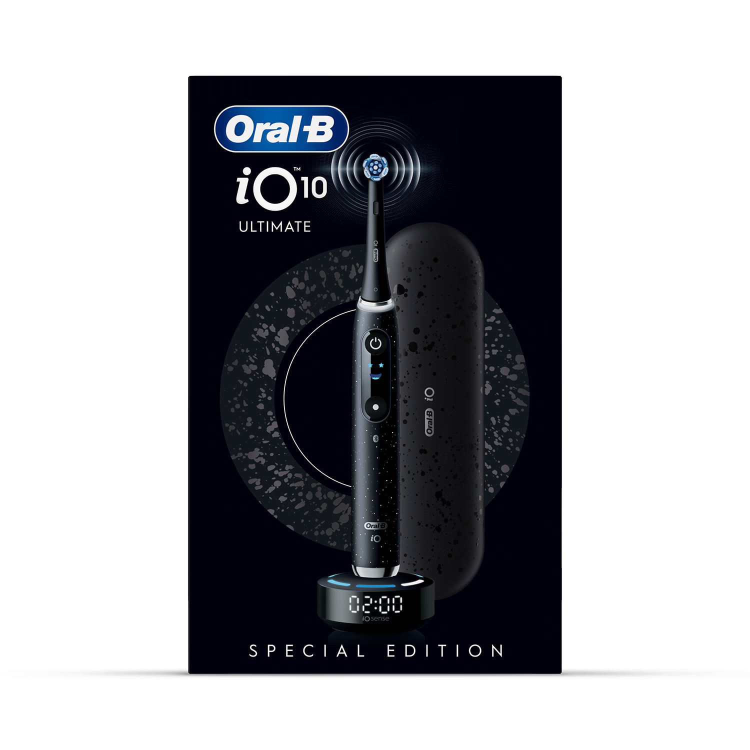 Oral-B iO 10 black electric toothbrush - British product