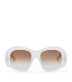 LOEWE acetate pentagon bevelled sunglasses, UK version