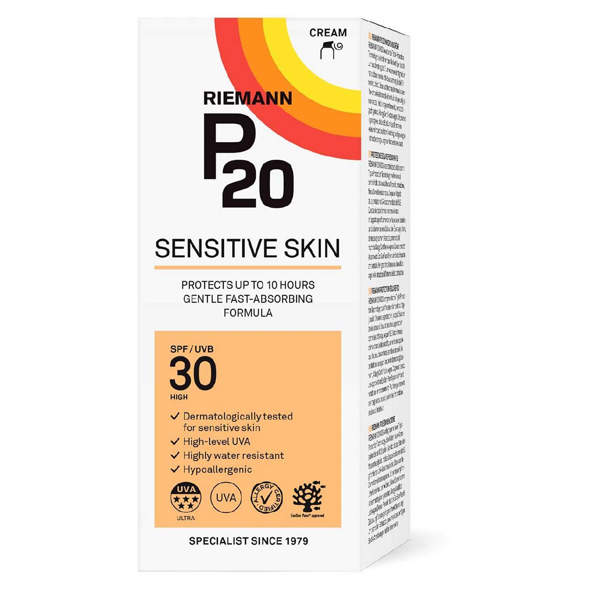 Riemann P20 SPF30 Sensitive Sun Cream 200ml GOODS Boots   