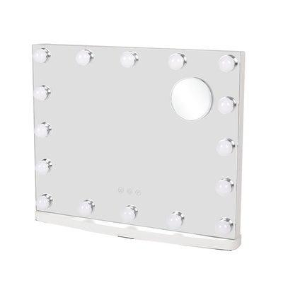 Superdrug Livingandhome Hollywood LED Cosmetic Mirror 3 Light Modes Makeup Mirror- Buy online at McGrocer