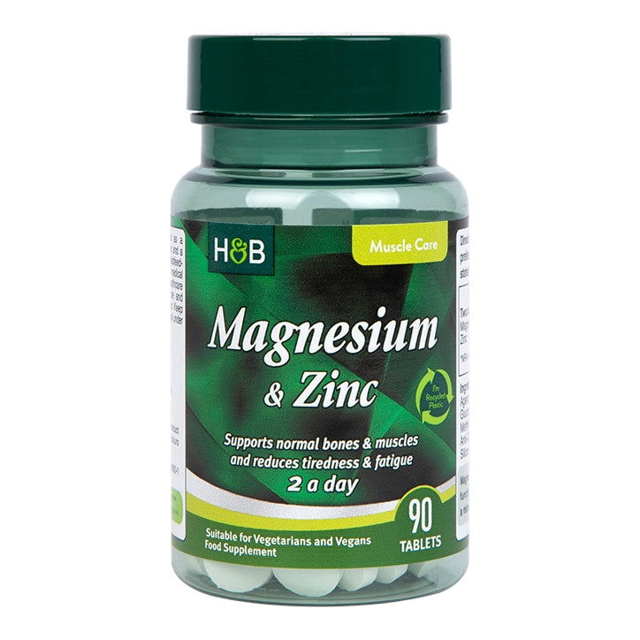 Holland & Barrett Magnesium & Zinc 90 Tablets GOODS Holland&Barrett   