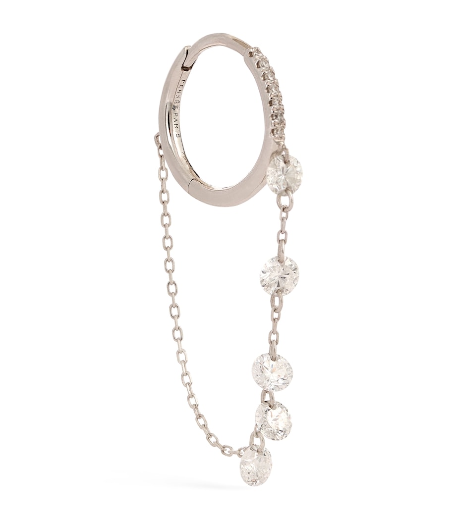Persée Danaé single earring white gold diamond, imported from the UK
