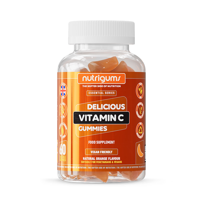 Nutrigums vitamin C gummies 60 orange flavour, UK version