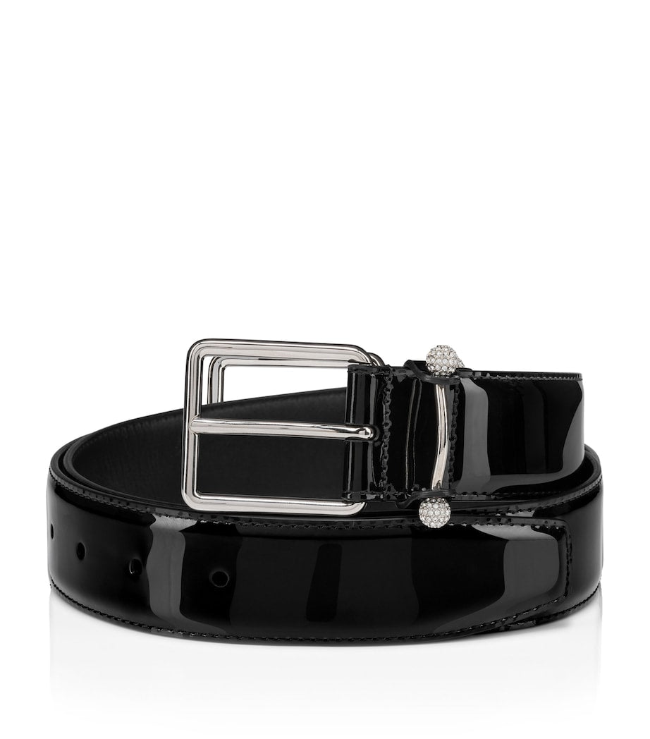 Christian Louboutin Chambeliss leather belt with buckle, UK version