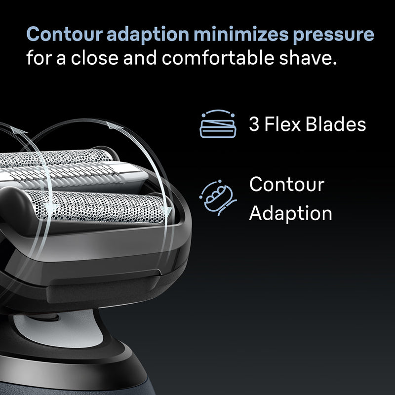 Braun Series 6 electric shaver blue - British product