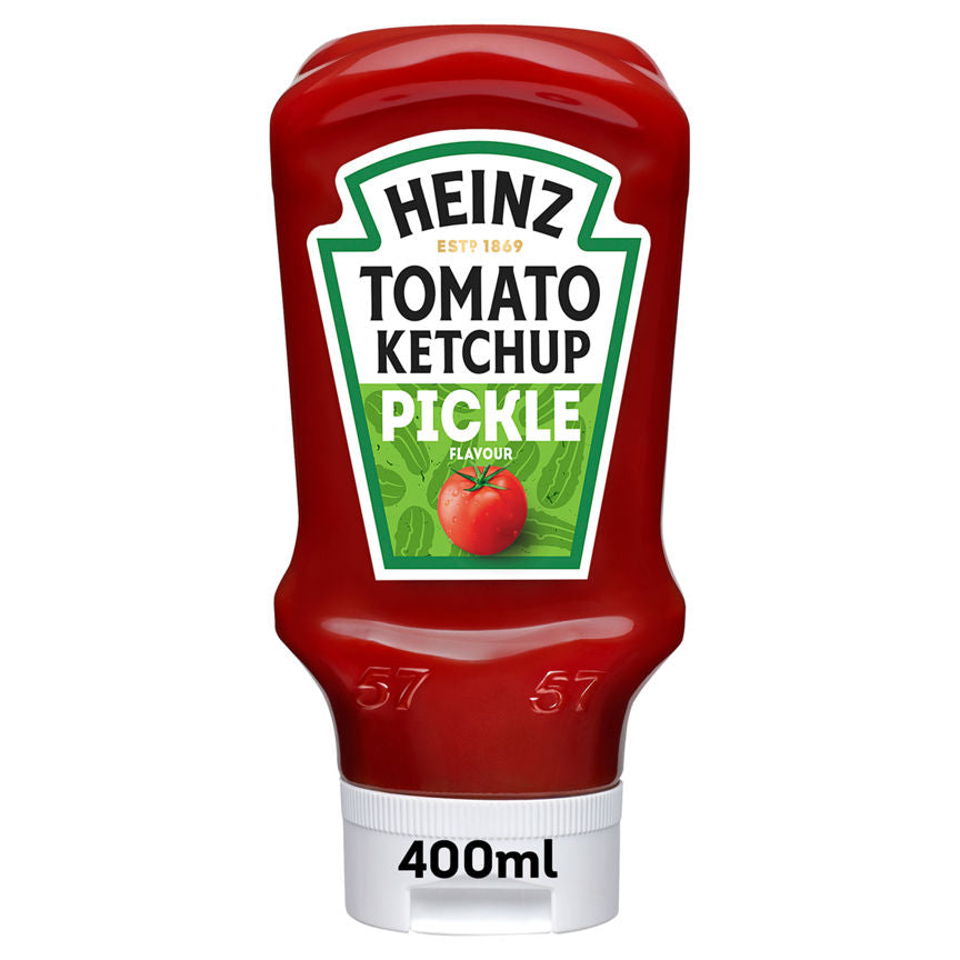 Heinz Pickle Flavour Tomato Ketchup 400ml GOODS Sainsburys   