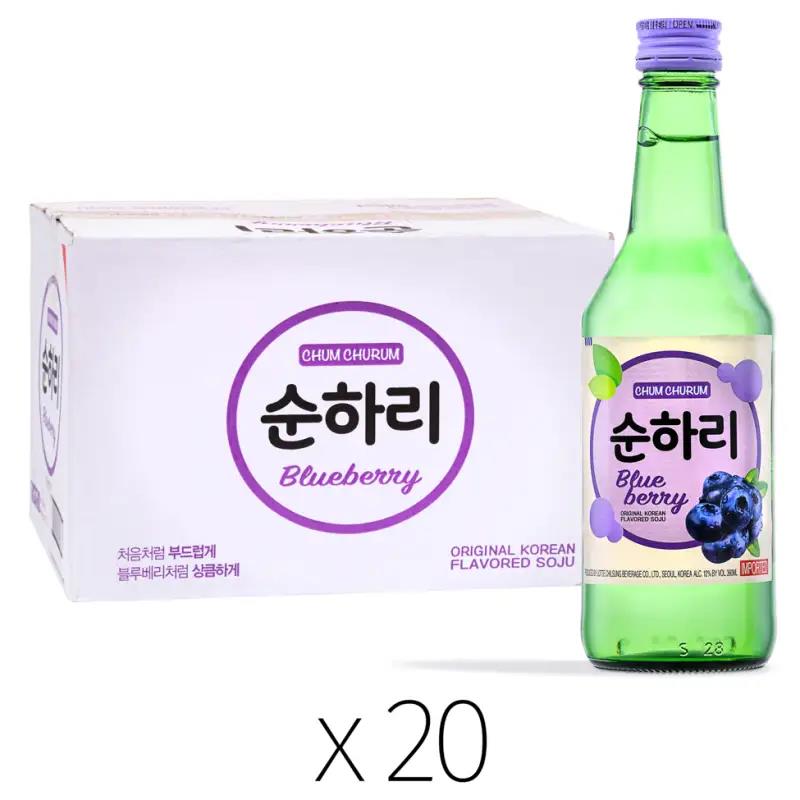 Chum Churum blueberry soju case of 20, imported from the UK