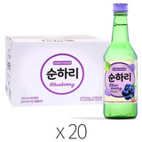 Chum Churum blueberry soju case of 20, imported from the UK