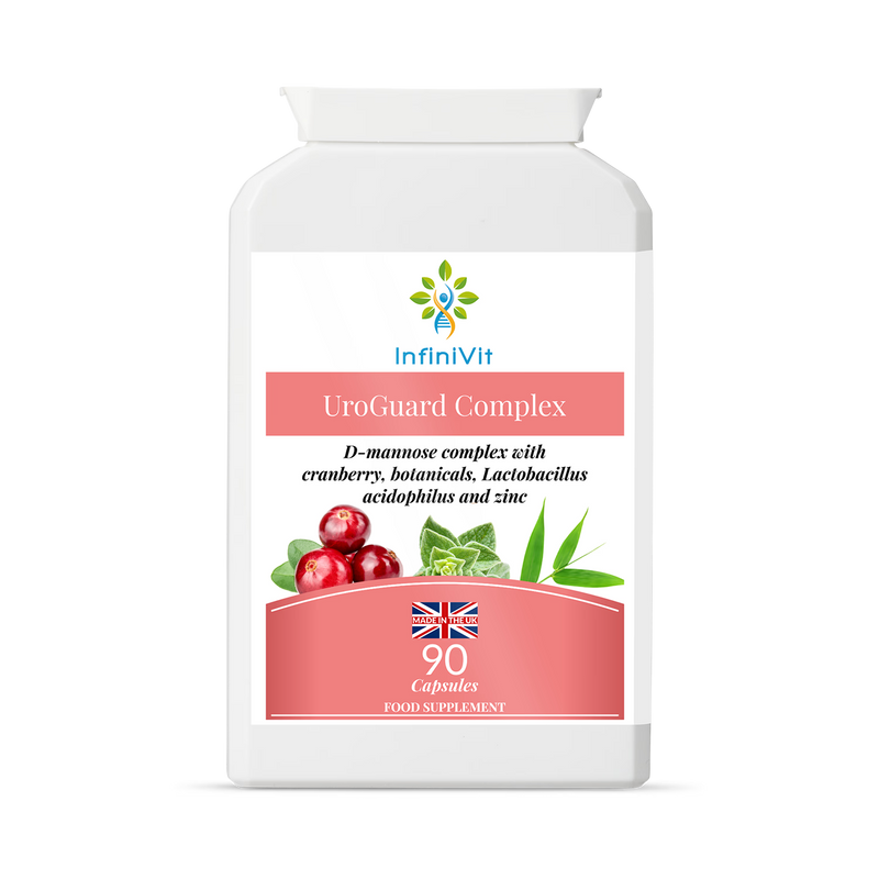 InfiniVit UroGuard Complex urinary supplement 90 capsules, imported from the UK