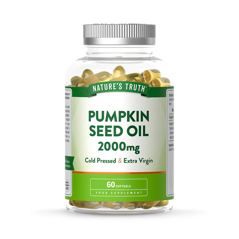 Nature's Truth Pumpkin Seed Oil 2000mg softgels - British product