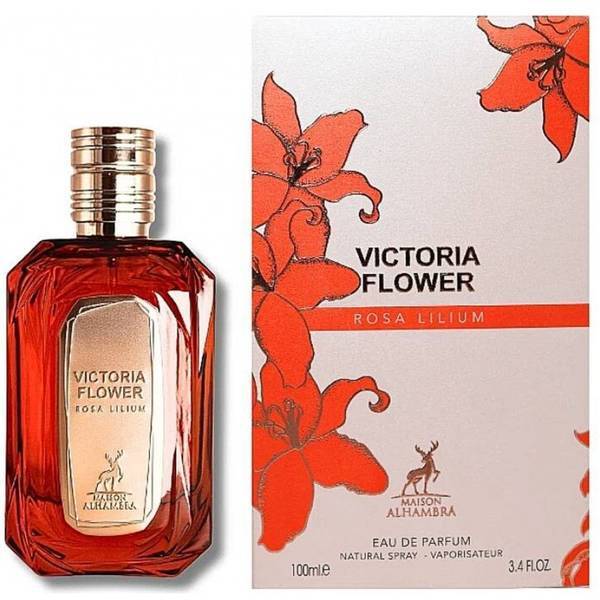 Lattafa Victoria Flower Rosa Lilium EDP 100ml (British brand)