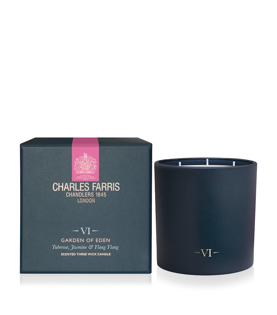 Charles Farris Garden of Eden candle 210g - British product