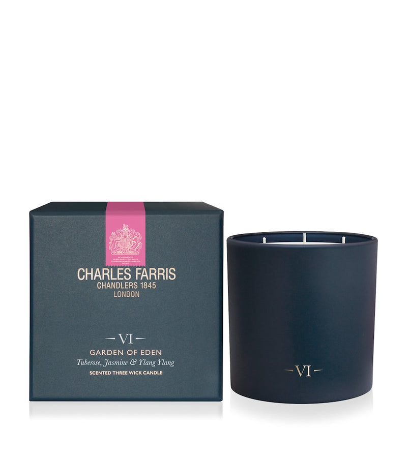 Charles Farris Garden of Eden candle 210g - British product