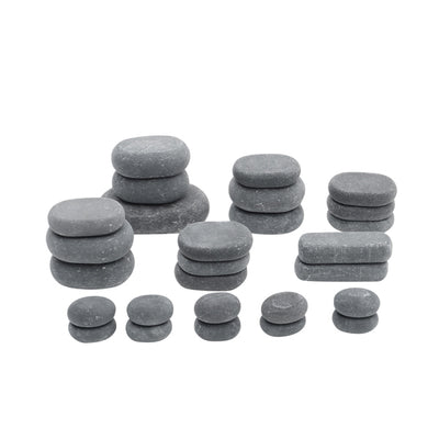 Superdrug Livingandhome Basalt Massage Hot Stone Set for Spa 27Pcs- Buy online at McGrocer