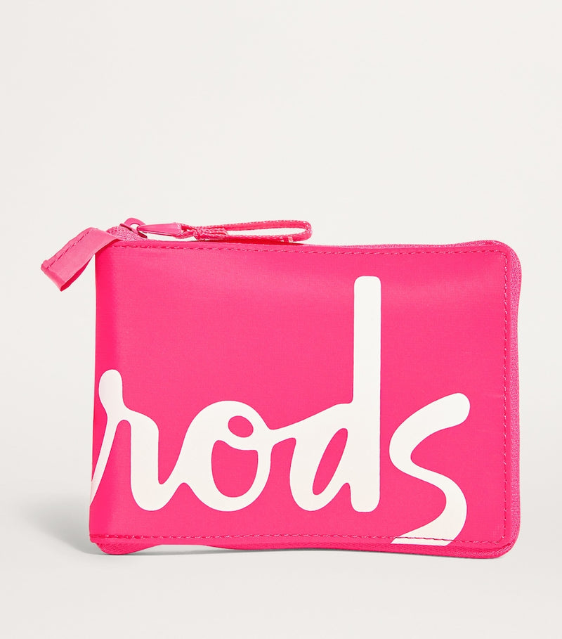 Harrods logo pocket shopper bag small (British brand)