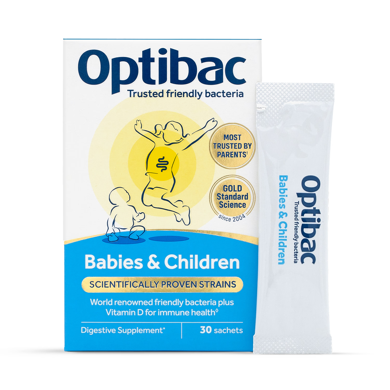 Optibac Babies Children Probiotic Supplement 30 Sachets, imported from the UK