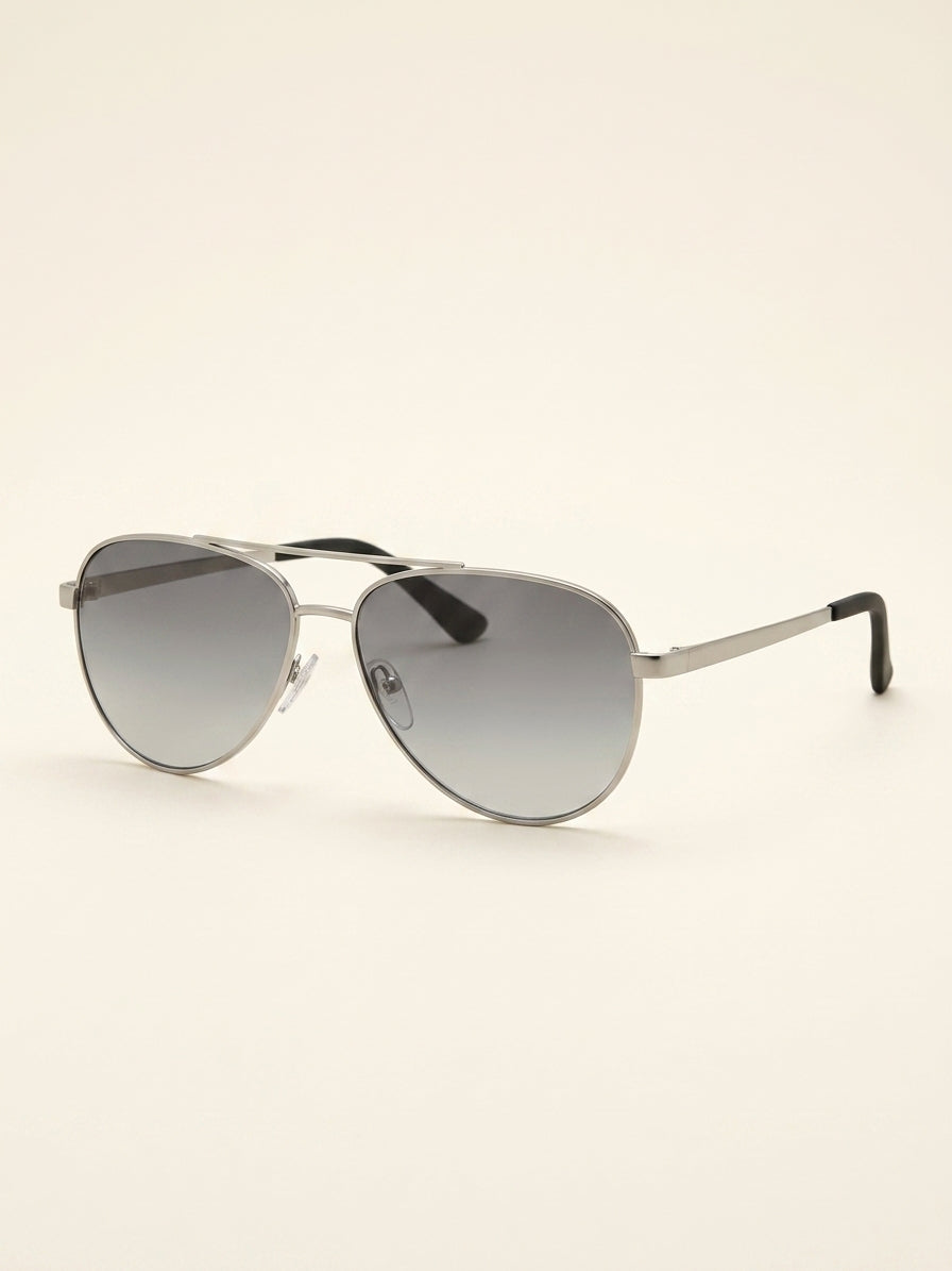 Prada Linea Rossa aviator sunglasses grey frame, imported from the UK