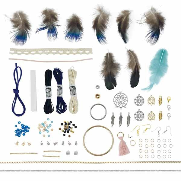 Buki Be Teens dreamcatcher jewellery craft set, imported from the UK