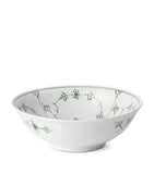 Royal Copenhagen Porcelain Green Fluted Plain Bowl 16cm, imported from the UK