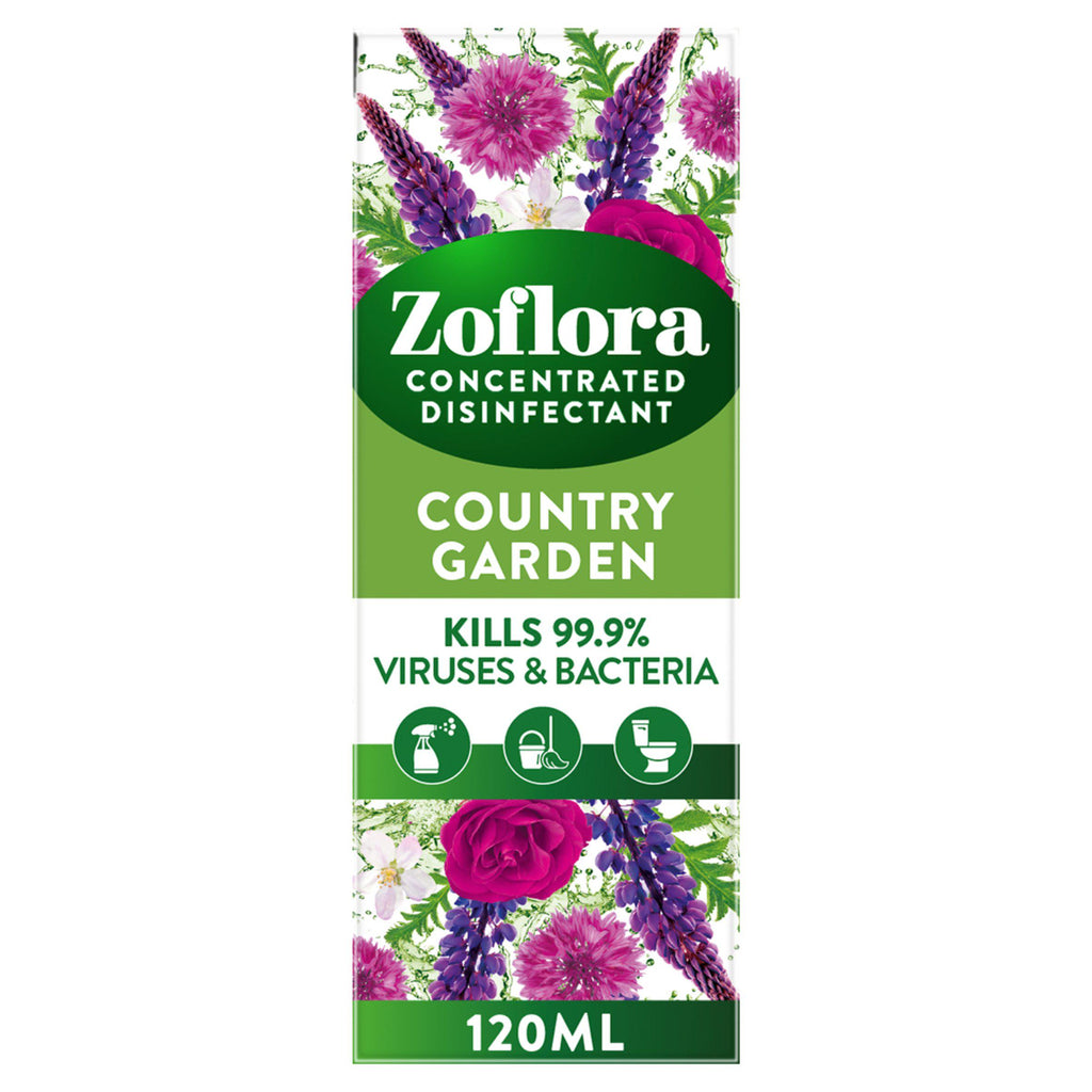 Zoflora 3 in 1 Action Concentrated Disinfectant Country Garden 120ml